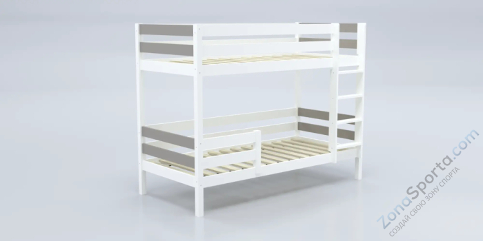 Кровать детская двухъярусная Савушка-01 90х200 капучино