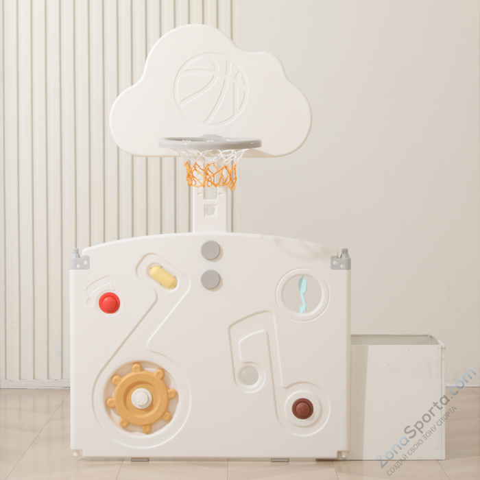 Манеж Unix Kids Supreme Music 160x160 Yellow с качелями