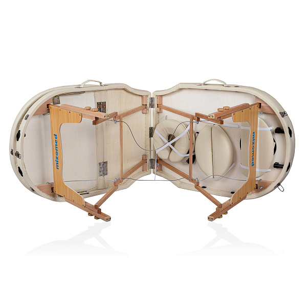 Массажный складной стол Mizomed Premium 3 Oval крем