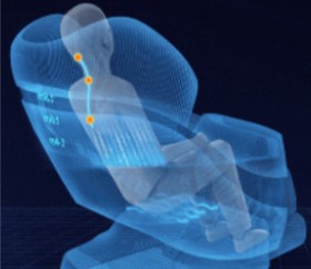 Массажное кресло Bodo Norton White-Beige