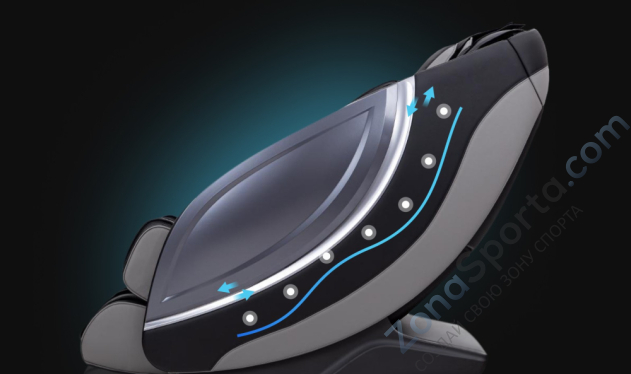 Массажное кресло Ergonova ErgoLine 4 Black Grey