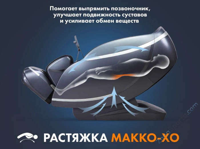 Массажное кресло Fujimo Guru F700 Серый