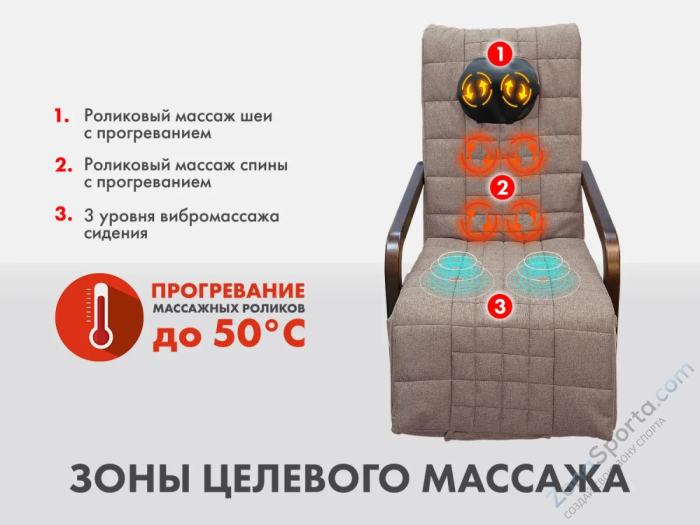 Массажное кресло Fujimo Soho Plus Капучино