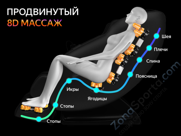 Массажное кресло Fujimo Supreme F355 Шампань