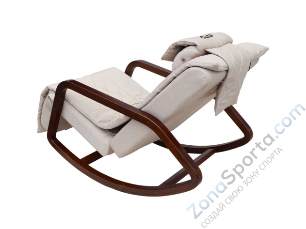 Массажное кресло-качалка Oto Grand Life OT2007 латте (Рогожка)