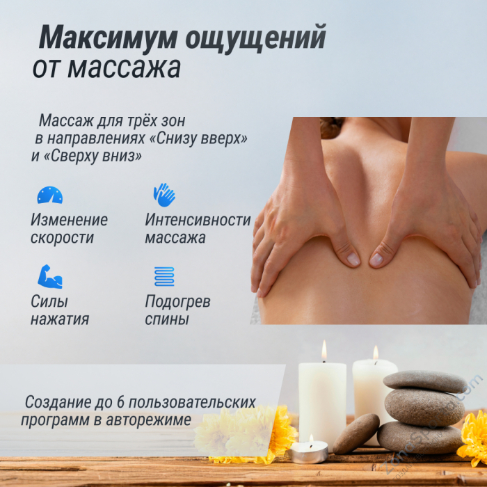 Массажное кресло Unix Med Aura White