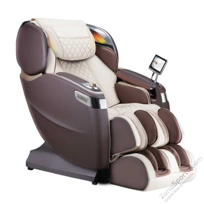 Массажное кресло US Medica Jet (коричневое)