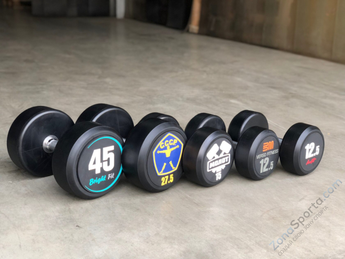 Набор обрезиненных гантелей AeroFIT AFDB52,5-60