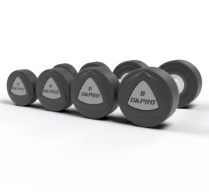 Набор полиуретановых гантелей от 42 до 50 кг (шаг 2 кг) OKPRO OK1032B-42-50-G