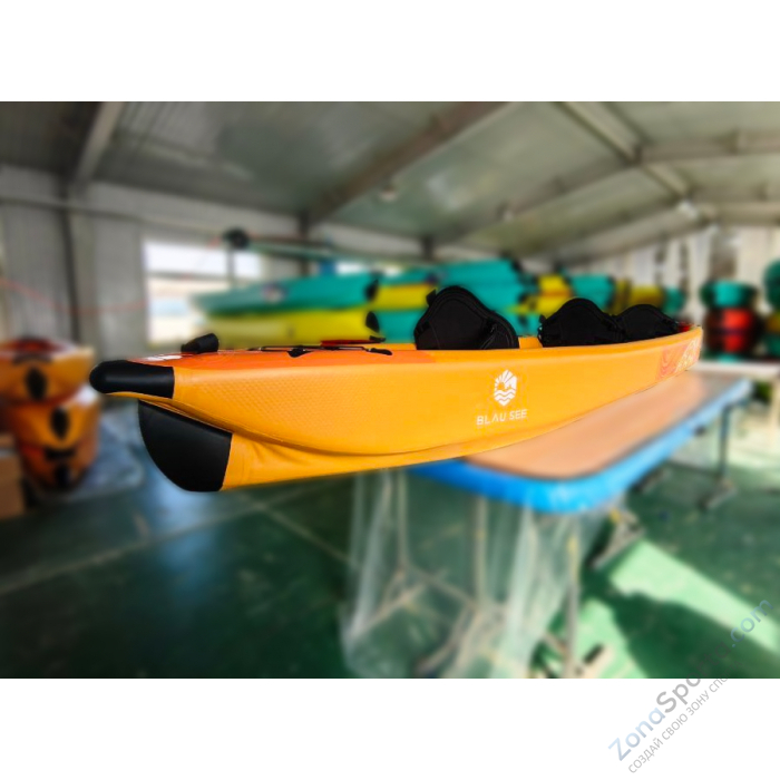Надувной каяк трехместный Blau See Turtle-3 Премиум