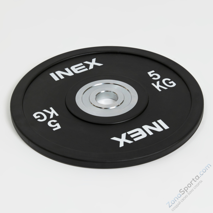Олимпийский диск в уретане INEX PU Bumper Plate 5 кг