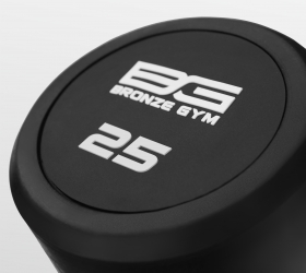 Штанга обрезиненная прямая Bronze Gym BG-PA-BB-S25