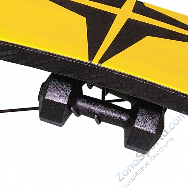 Скамья для пресса DFC гантели, эспандеры D102RY