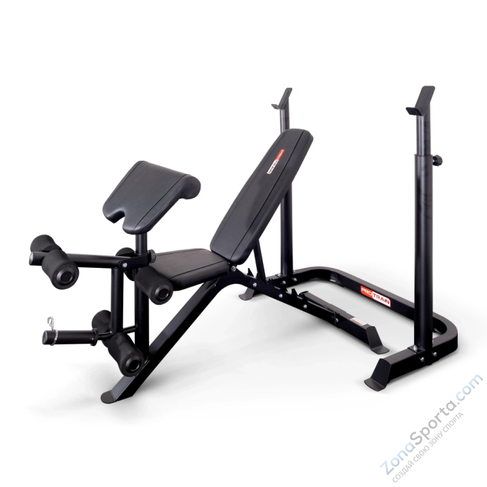 Скамья для жима с подставкой для штанги Protrain WB859P