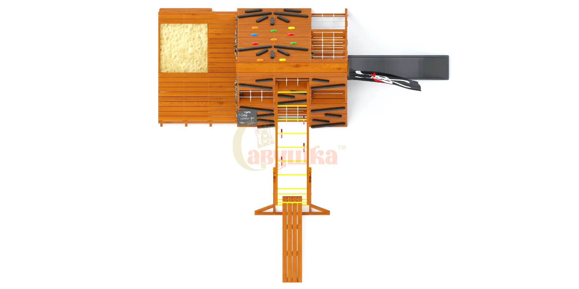 Спортивный домик Савушка База-5 (Милитари)