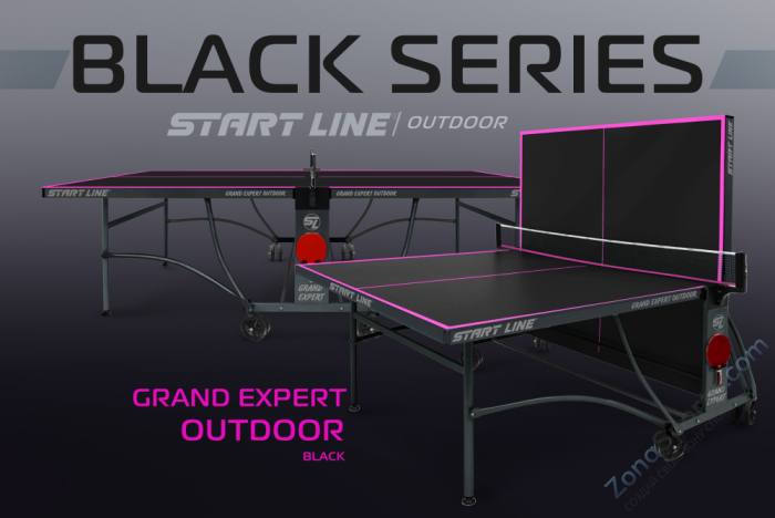 Стол теннисный Start Line Grand Expert 4 Всепогодный Black