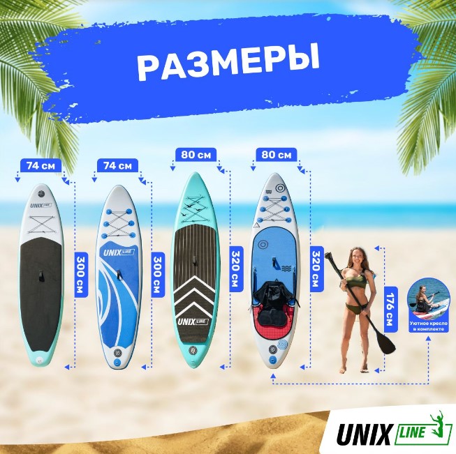 Sup-борд Unix Line Big Wave (300 cm)