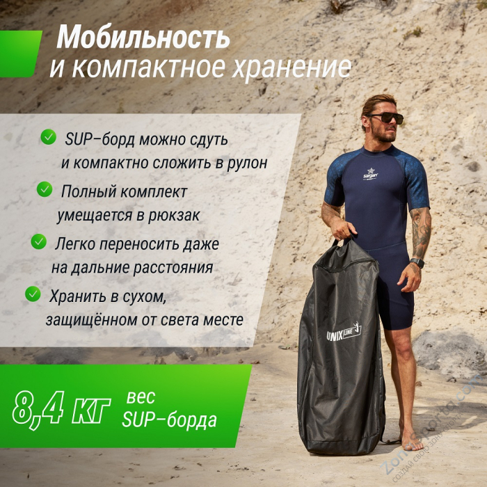Sup-борд Unix Line Pink Horizon (335см)