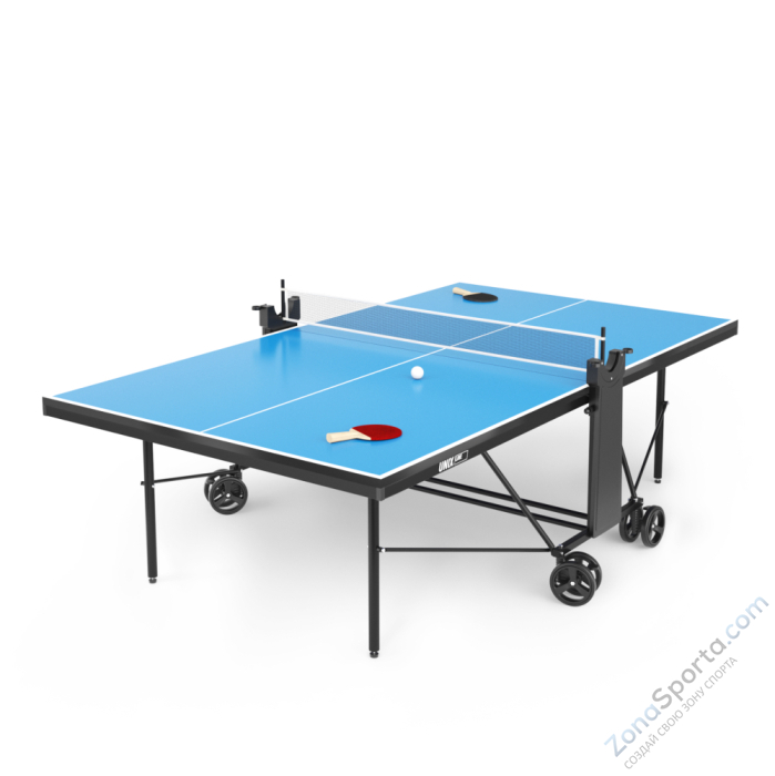 Теннисный стол Unix Line Compact indoor 18mm MDF (Blue)