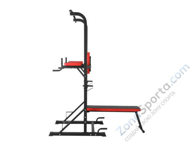 Турник/пресс/брусья со скамьей Unix Fit Power Tower 120P