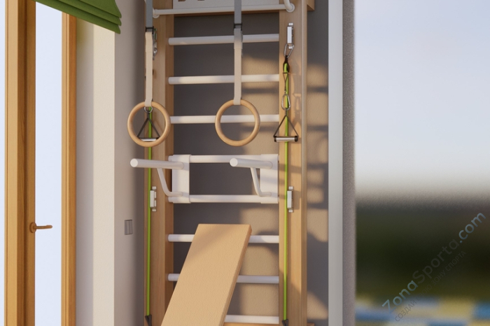 Узкая шведская стенка расширенной комплектации Desire Eco S Plus