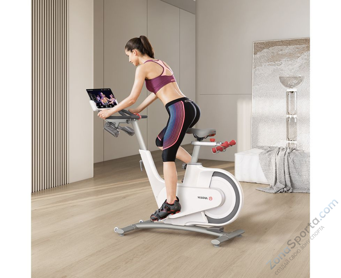 Велотренажер Yesoul Smart Spinning bike V1 белый