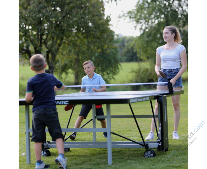 Теннисный стол DONIC Outdoor Roller 1000 Grey