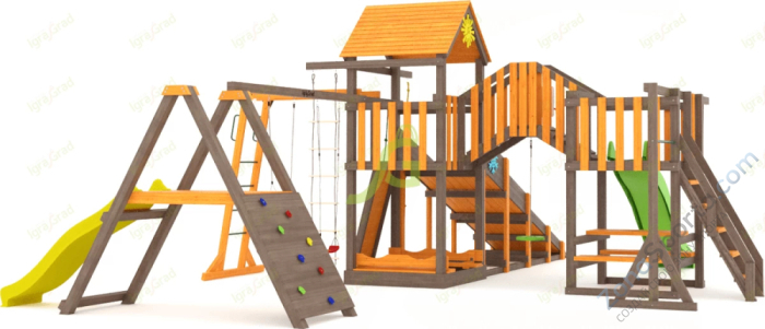 Всесезонная площадка IgraGrad С Мостик 2 SF2