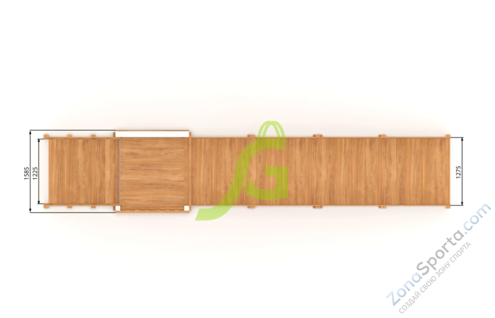 Зимняя горка IgraGrad Snow Fox скат 5 м мод.2