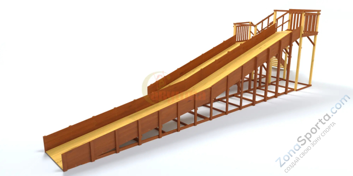 Зимняя горка Савушка Зима 9