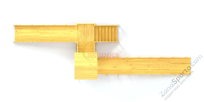 Зимняя горка Савушка Зима Wood 7/3